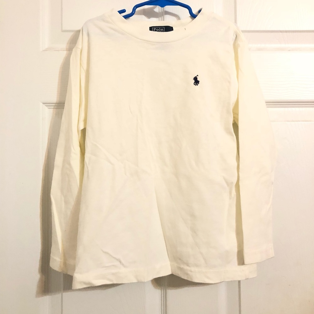 long sleeve boys polo t shirt